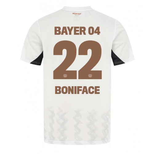 Pánský Fotbalový dres Bayer Leverkusen Victor Boniface #22 2024-25 Venkovní Krátký Rukáv